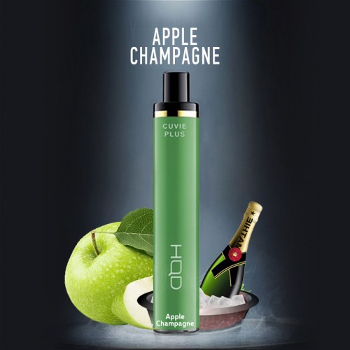 Одноразовое электронное устройство HQD Cuvie Plus - Apple Champagne (1200 затяжек)