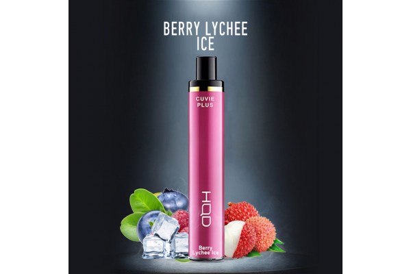 Одноразовое электронное устройство HQD Cuvie Plus - Berry Lychee Ice (1200 затяжек)