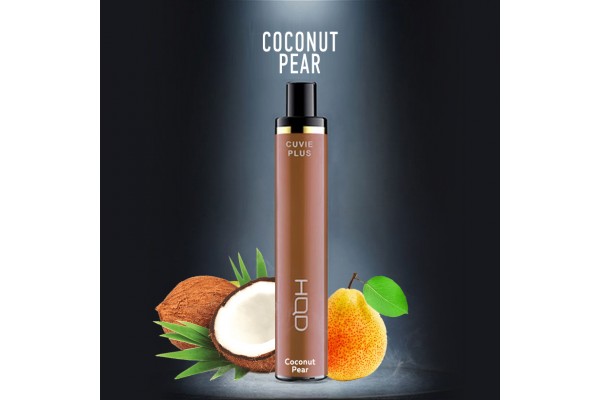 Appareil électronique jetable HQD Cuvie Plus - Coconut Pear (1200 bouffées)