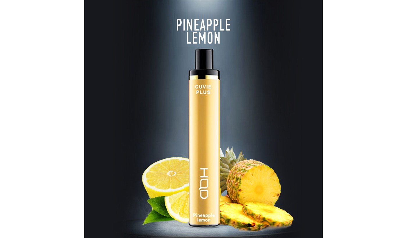 Одноразовое электронное устройство HQD Cuvie Plus - Pineapple Lemon (1200 затяжек)