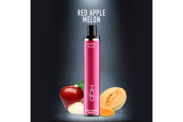 Appareil électronique jetable HQD Cuvie Plus - Red Apple Melon (1200 bouffées)