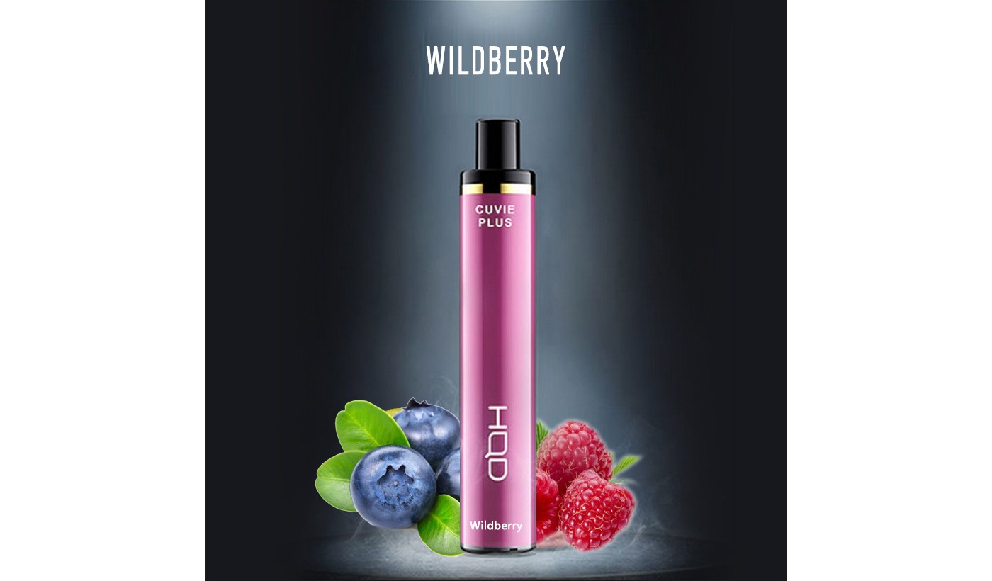 Appareil électronique jetable HQD Cuvie Plus-Wildberry (1200 bouffées)