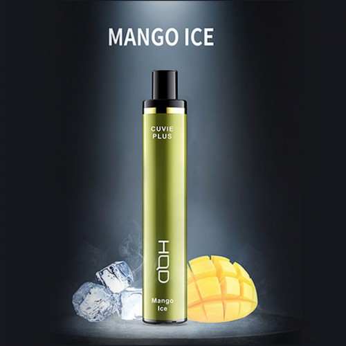 Одноразовое электронное устройство HQD Cuvie Plus - Mango Ice (1200 затяжек)