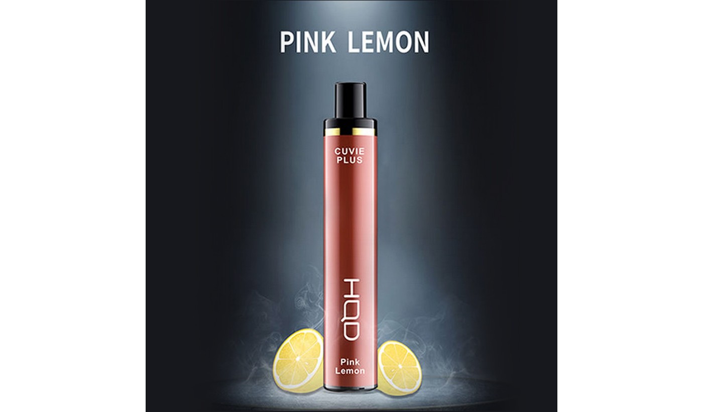 Одноразовое электронное устройство HQD Cuvie Plus - Pink Lemon (1200 затяжек)