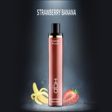 Одноразовое электронное устройство HQD Cuvie Plus - Strawberry Banana (1200 затяжек)