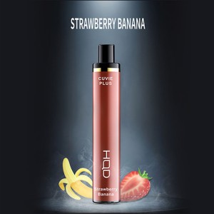 Одноразовое электронное устройство HQD Cuvie Plus - Strawberry Banana (1200 затяжек)