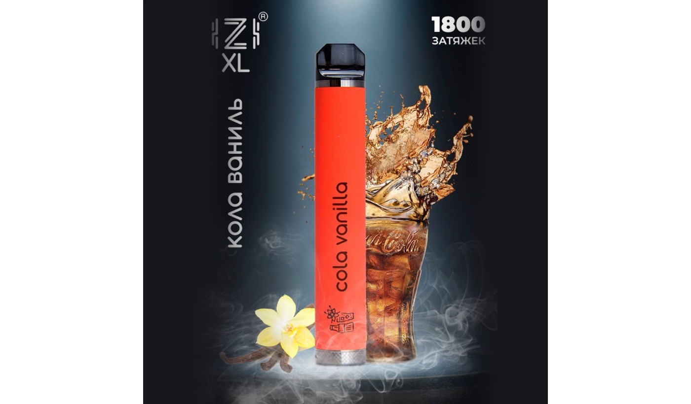 Izi XL - Cola vanilla disposable electronic device (1800 puffs)