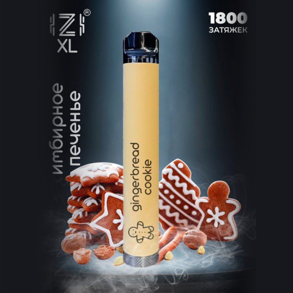 Одноразовое электронное устройство Izi XL - Gingerbread cookie (1800 затяжек)