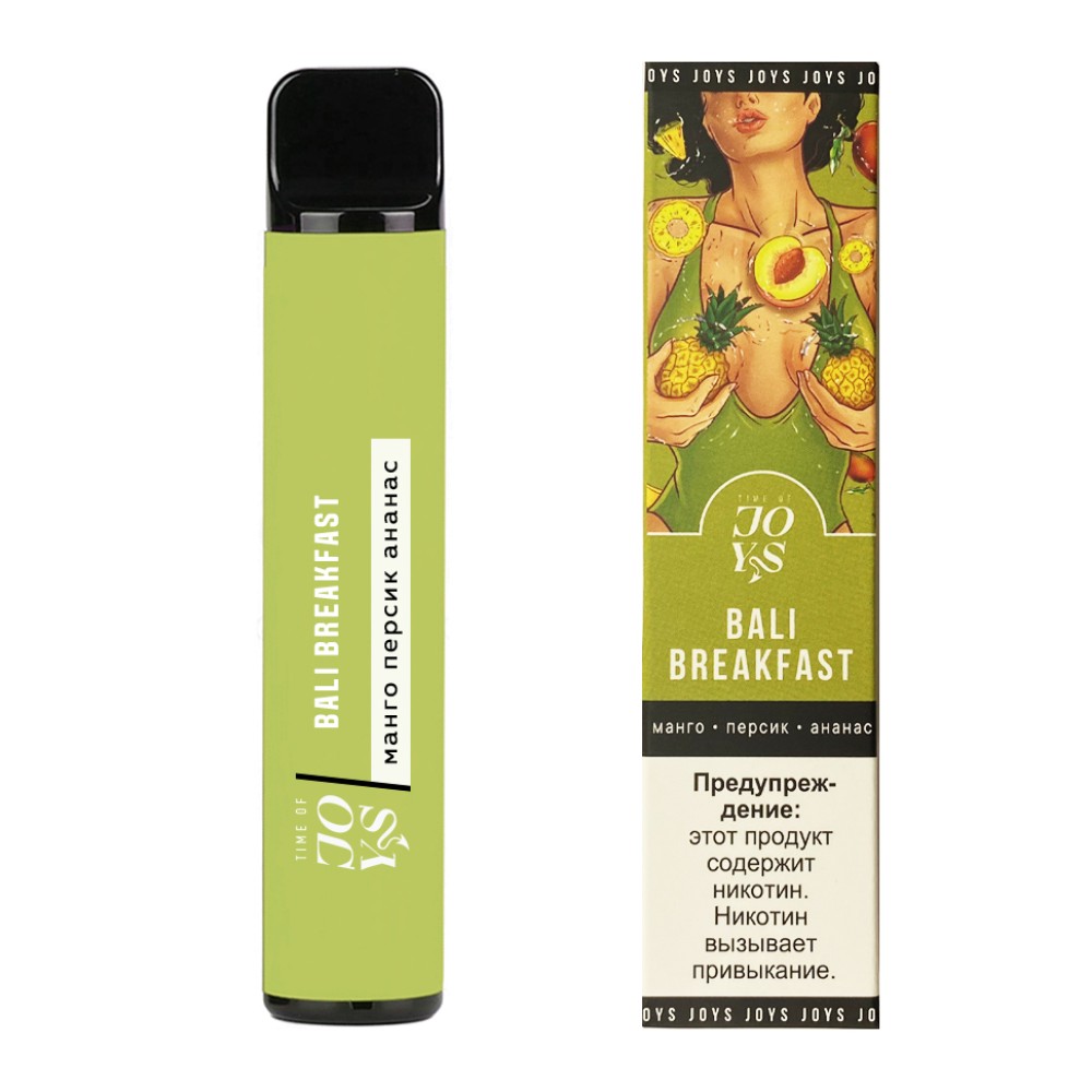 Одноразовое электронное устройство Joys - Завтрак на Бали (800 затяжек)