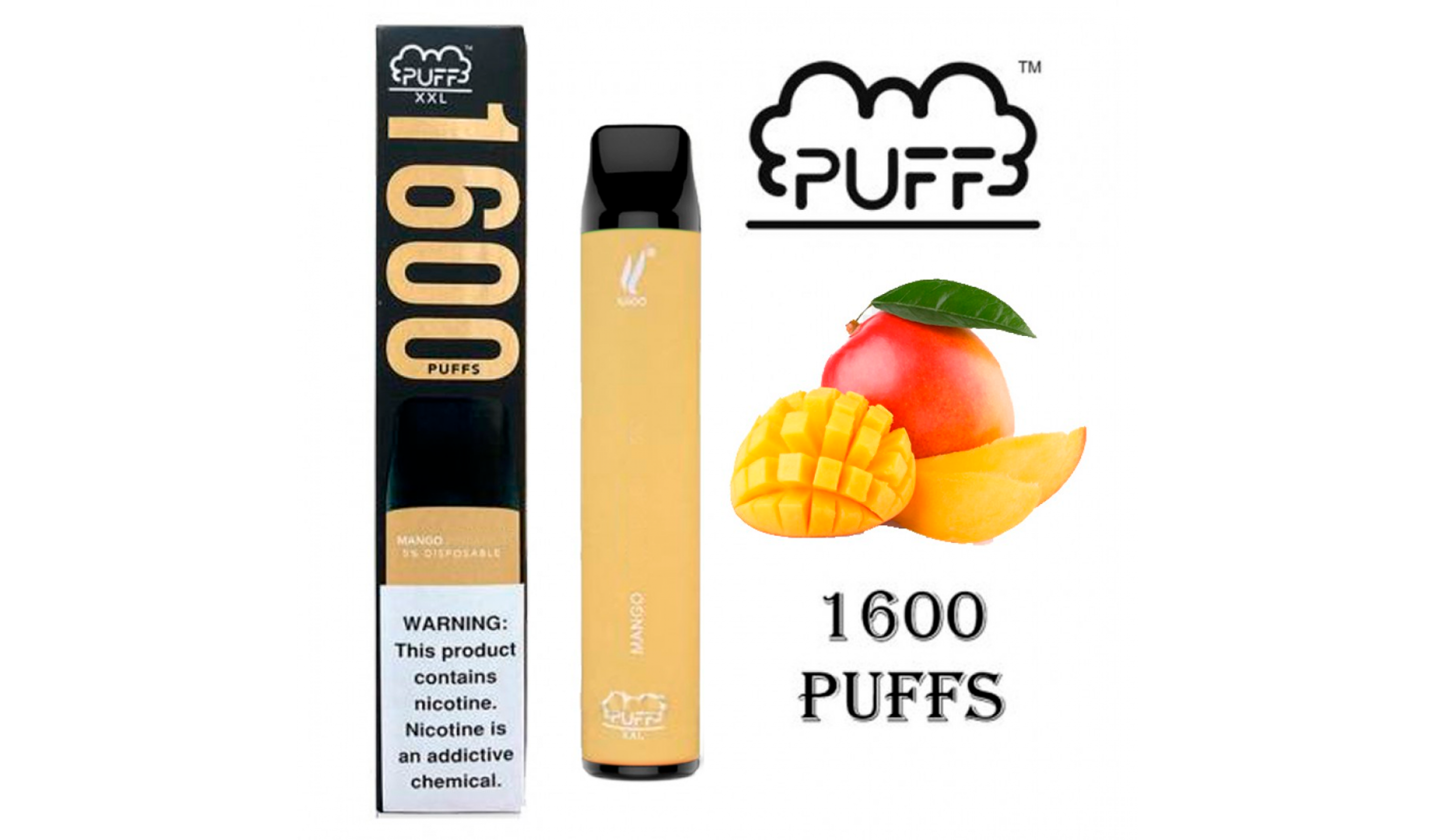 Kaufen XXLMango EinwegPuffelektronisches Gerät (1600 Züge) in Minsk