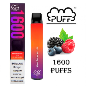 Одноразовое электронное устройство Puff XXL - Смешанные ягоды (1600 затяжек)