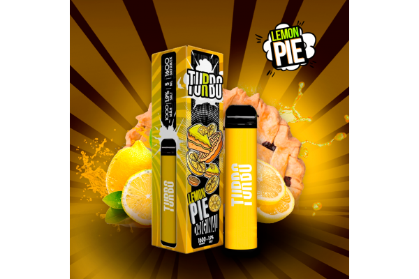 Disposable electronic device Turbo - Lemon Pie (1600 puffs)
