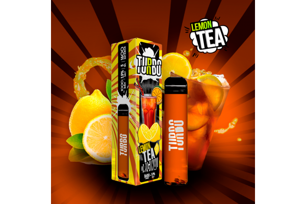Dispositif électronique jetable Turbo-Lemon Tea (1600 bouffées)