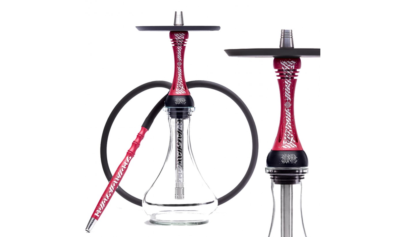 Narguilé Alpha Hookah x Artist Collection (Red matte)