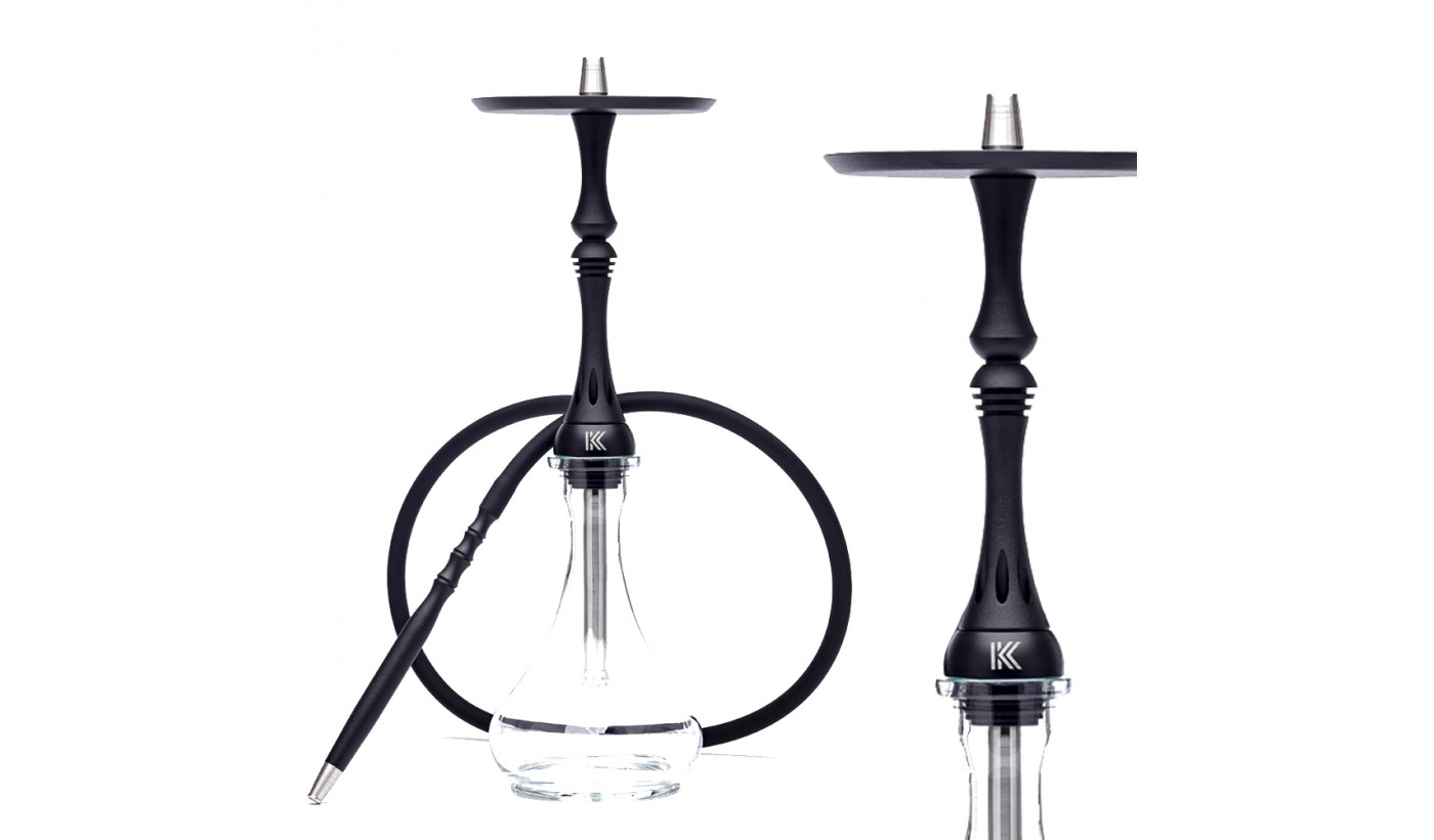 Narguilé Alpha Hookah Kappa (Black matte)