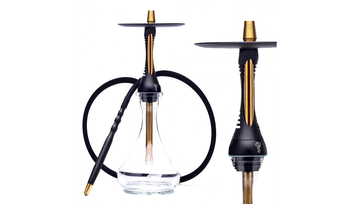 Shisha Alpha Hookah S (Black matte)