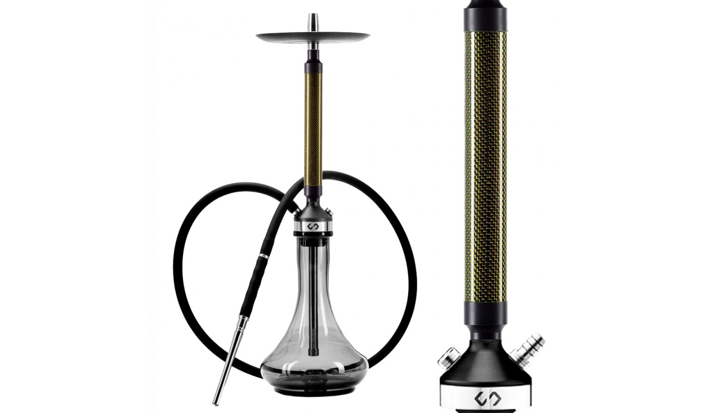 Hookah Conceptual Design Yellow Carbon