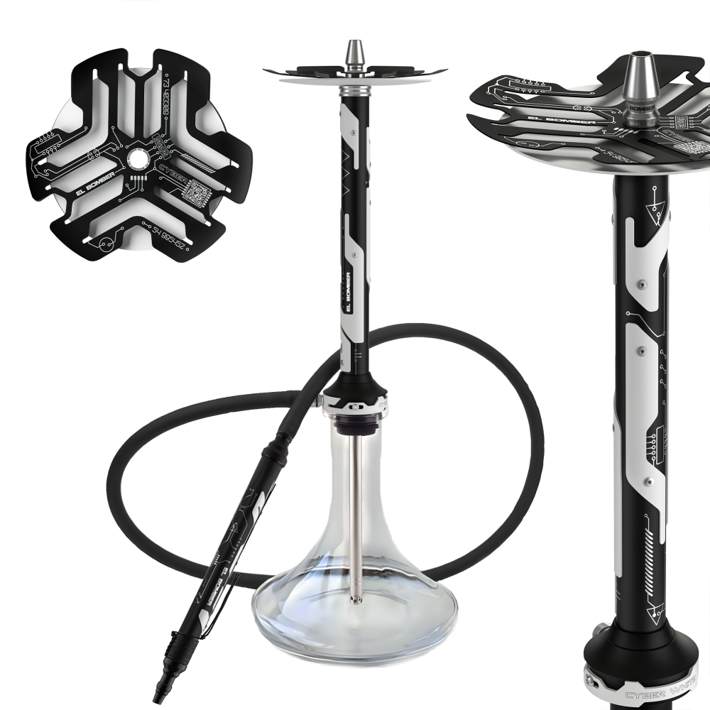 Кальян El Bomber Sansara Cyber White