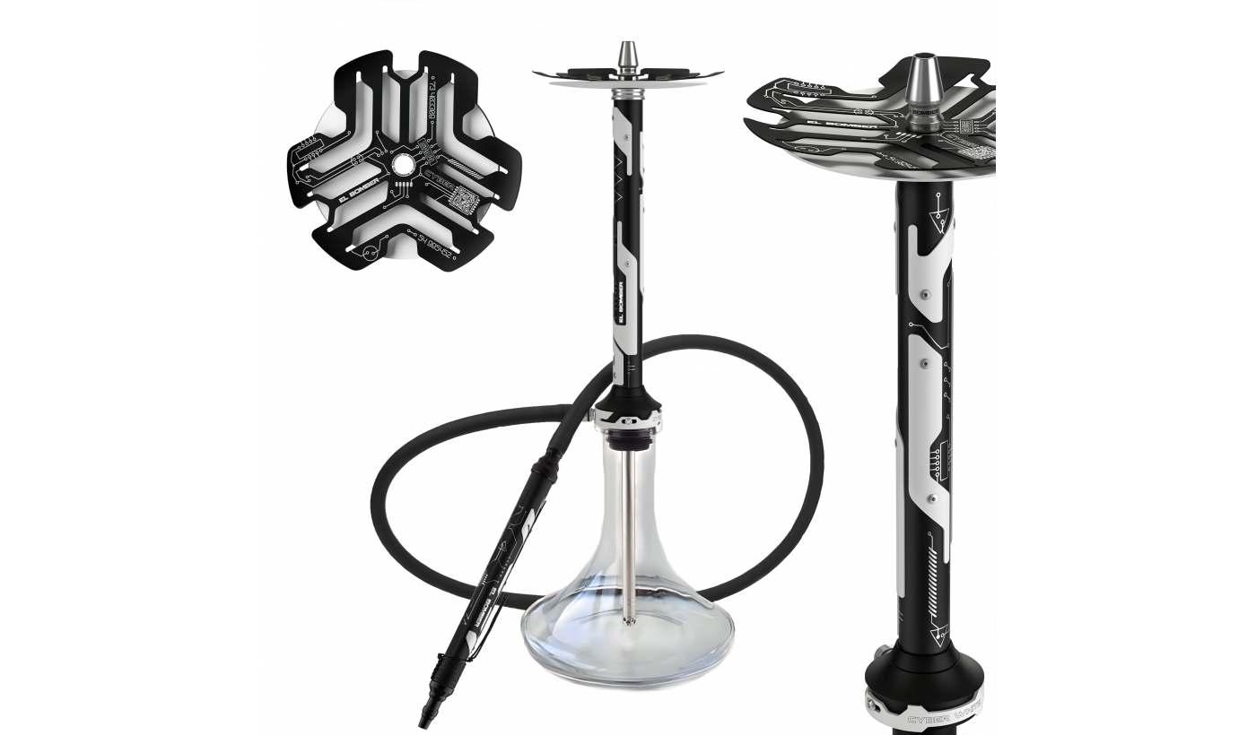 El Bomber Sansara Cyber Black Shisha