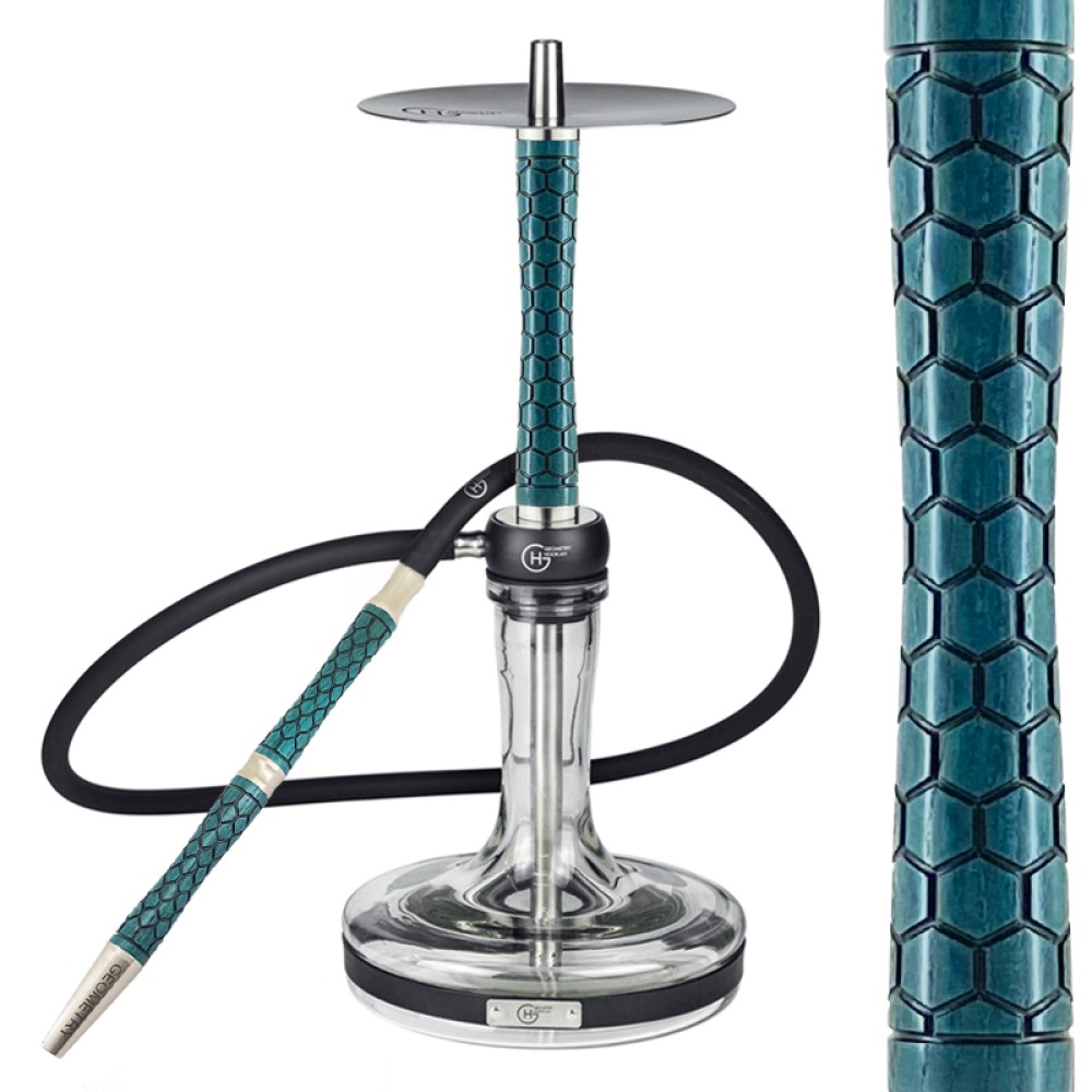 Кальян Geometry Little BRO Honeycomb (Бирюзовый)