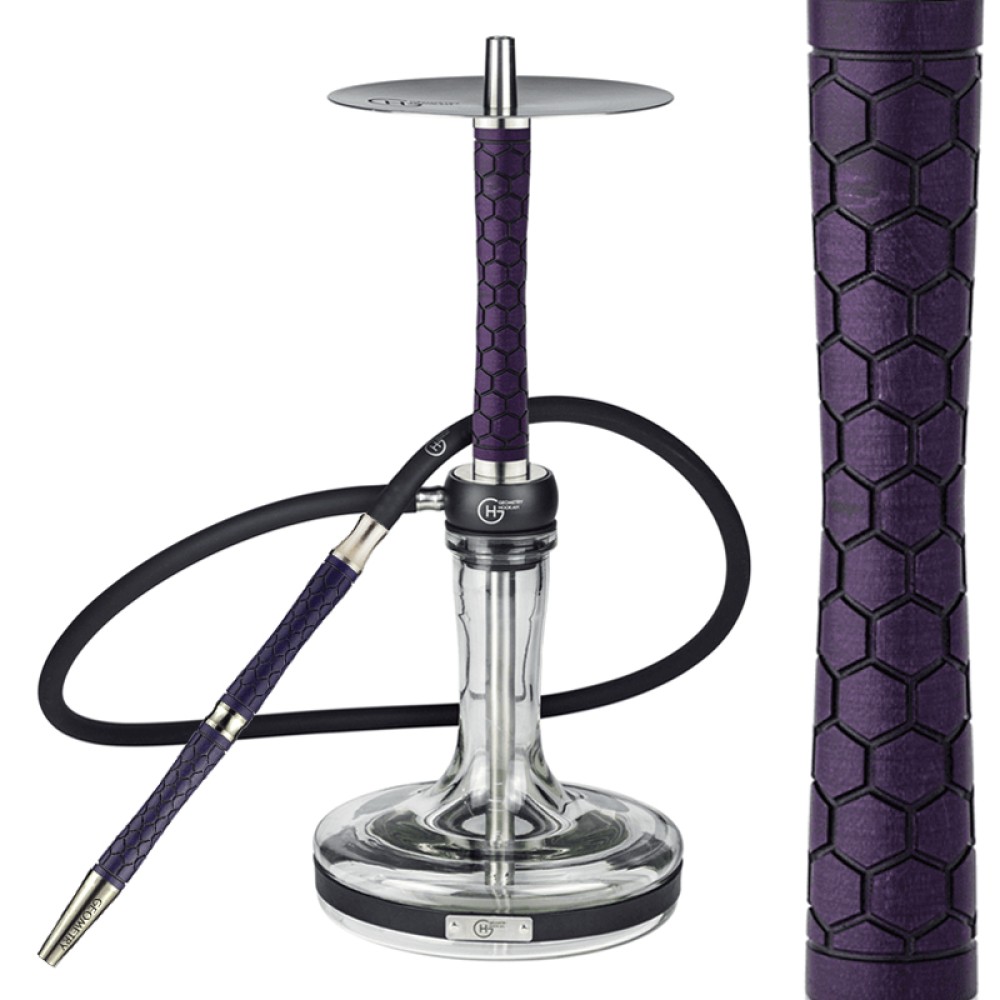Кальян Geometry Little BRO Honeycomb (Фиолетовый)