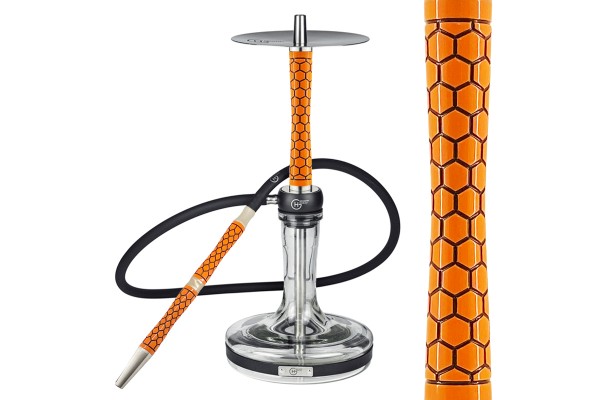 Narguilé Geometry Little BRO Honeycomb (Orange)