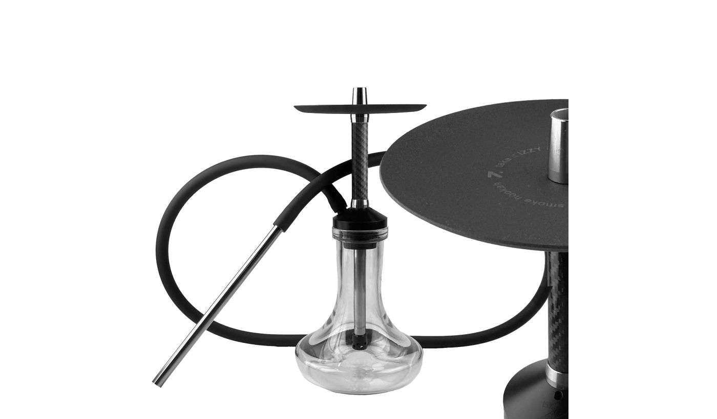 Izzi Mini Carbon Hookah (Black)