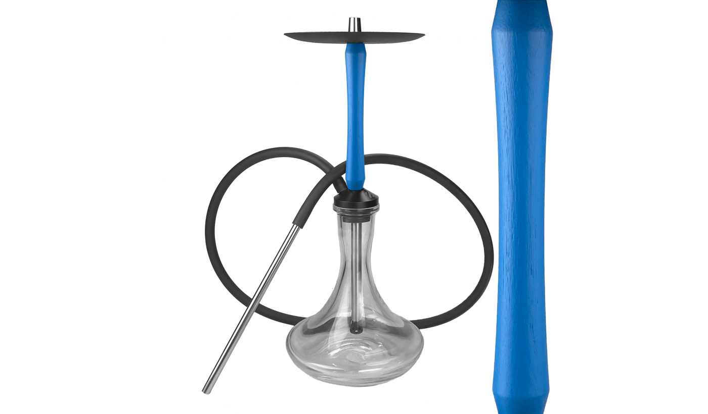 Izzi Wood Hookah (Blue)