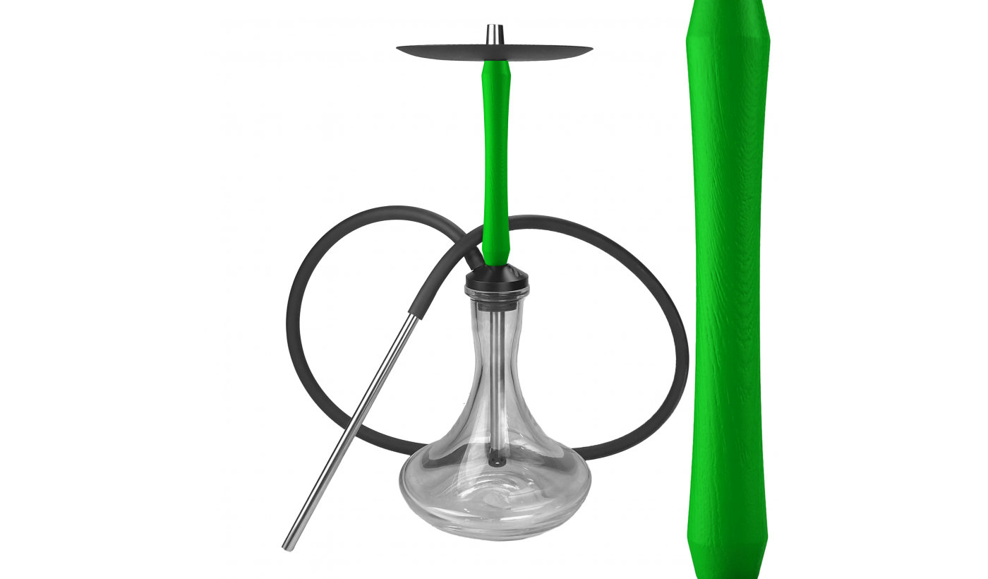 Izzi Wood Hookah (Green)