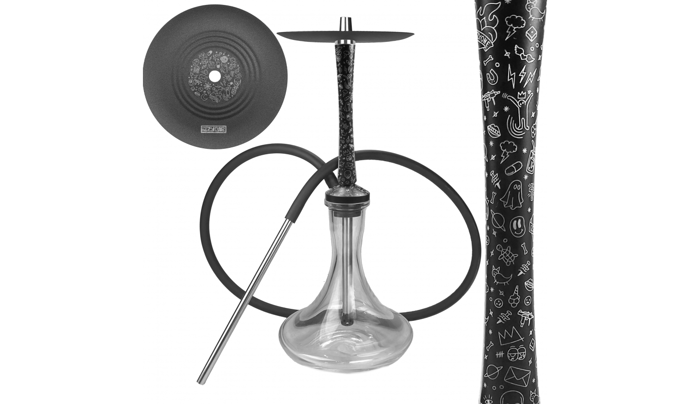 Iczi Tattoo Shisha (Schwarz)