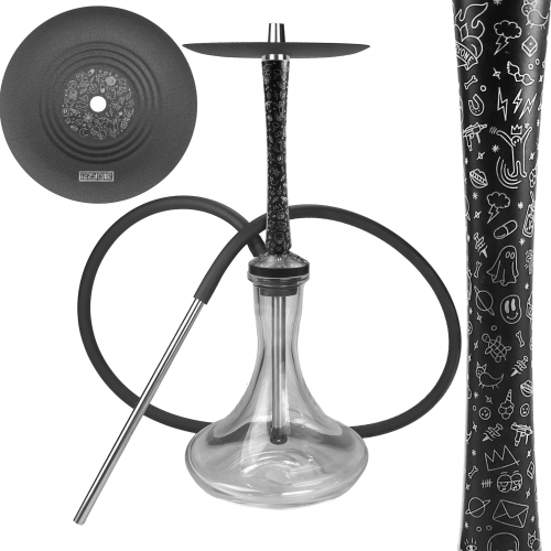 Iczi Tattoo Shisha (Schwarz)
