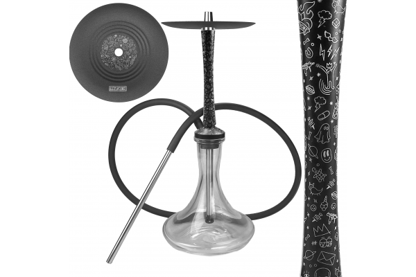 Izzi Tattoo Hookah (Black)