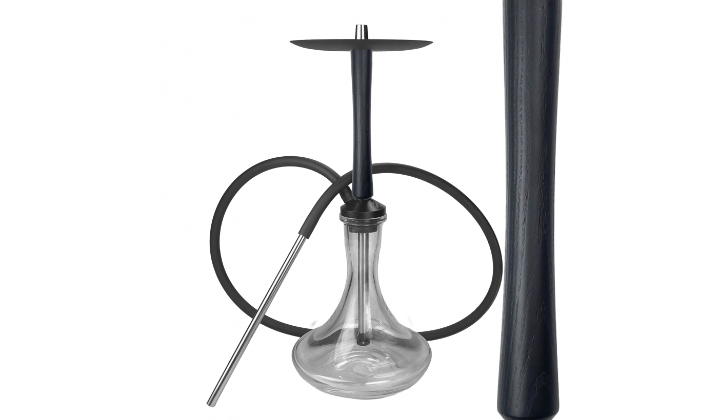 Izzi Wood Hookah (Black)