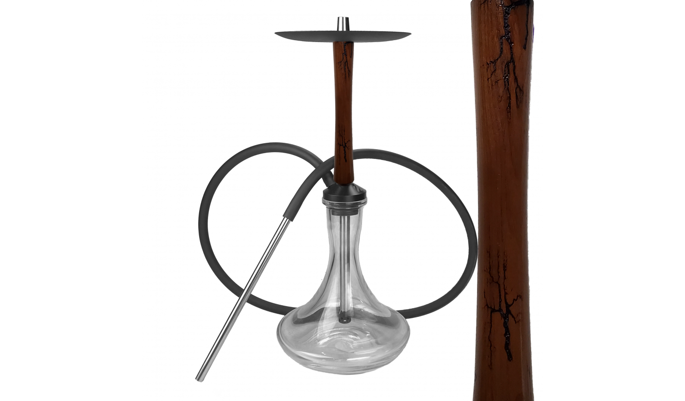 Izzi Wood Storm Hookah (Dark)