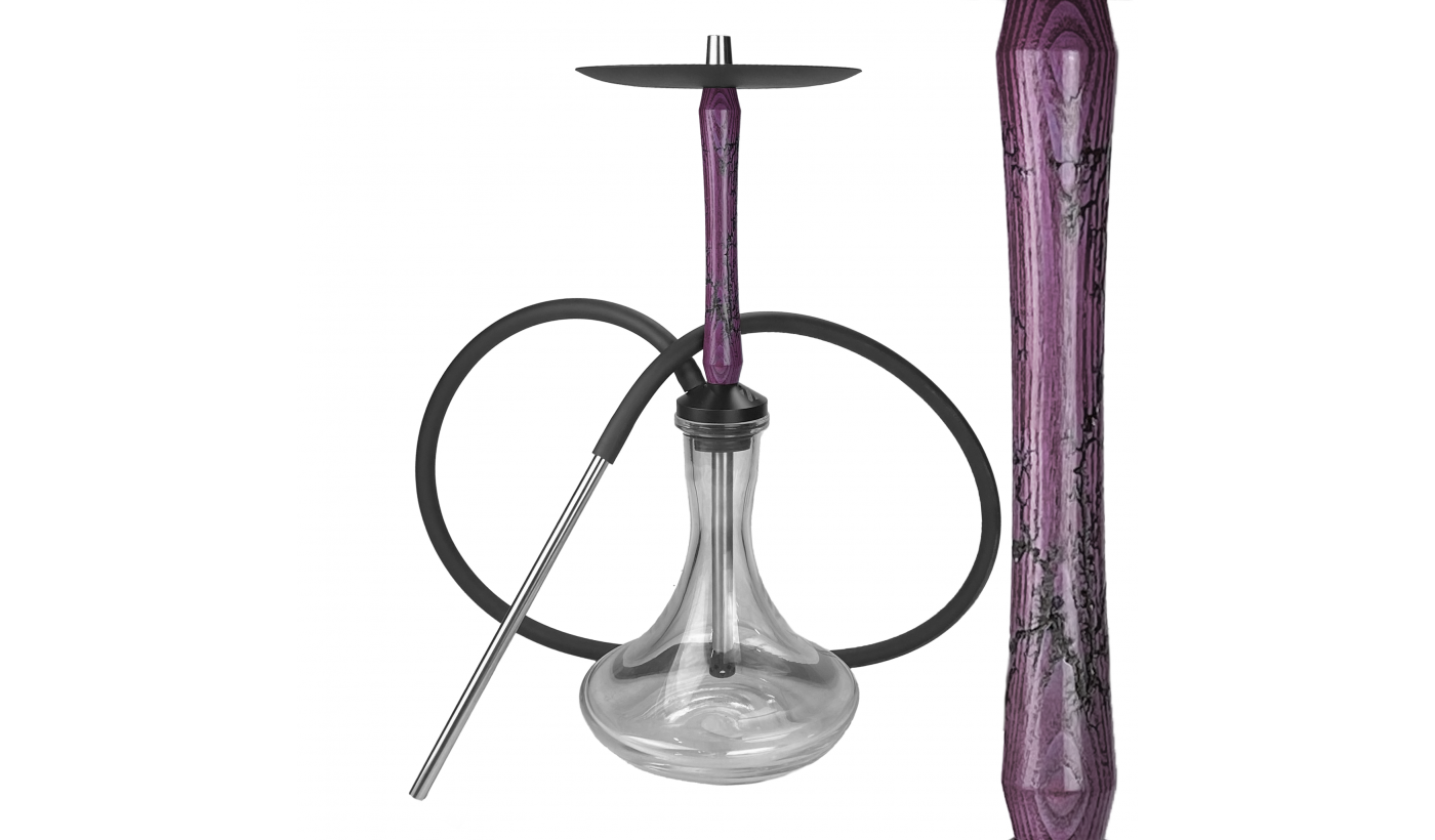 Izzi Wood Storm Hookah (Pink)