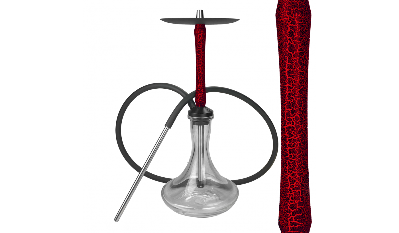 Izzi Wood Volt Hookah (Red)