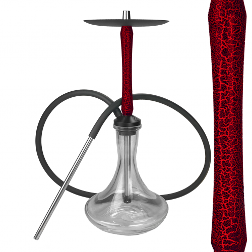 Izzi Wood Volt Hookah (Red)