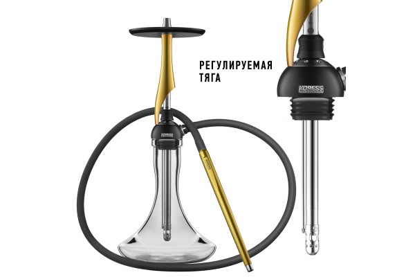 Hookah Koress K1T Gold (Gold)