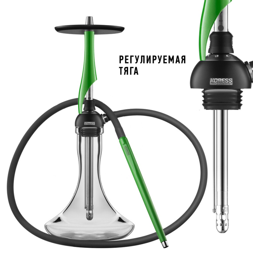 Кальян Koress K1T Green (Зеленый)