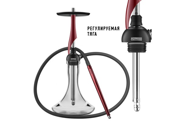 Hookah Koress K1T Maroon (maroon)