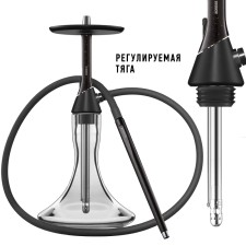 Кальян Koress K2 Black Gloss Gold (Черный глянец с золотыми блестками)