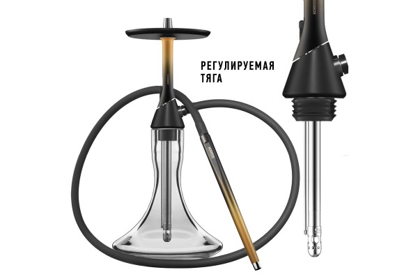 Hookah Koress K2 Royal (Black and gold)