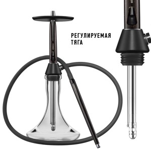 Кальян Koress K3 Black Gloss Gold (Черный глянец с золотыми блестками)