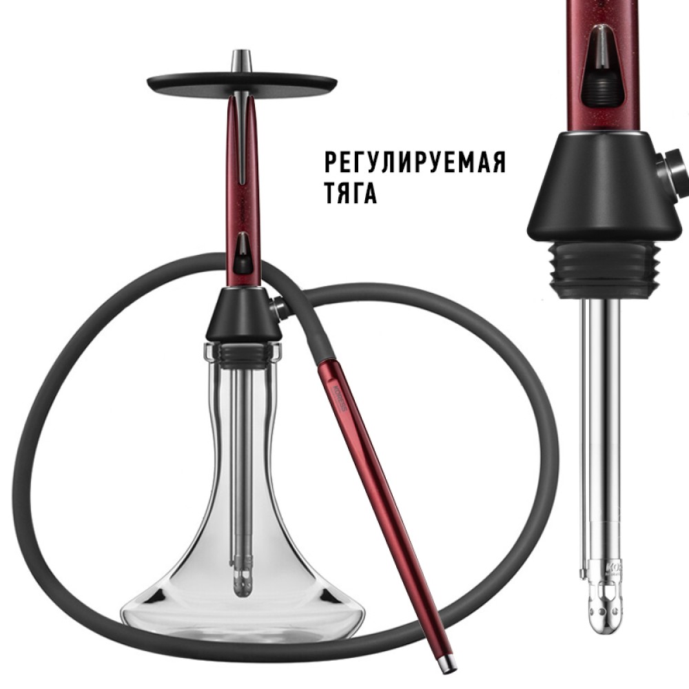 Кальян Koress K3 Maroon (Темно-бордовый)