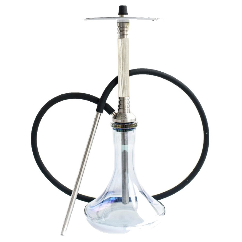 Кальян Like Smoke Steel Wood (Белый)