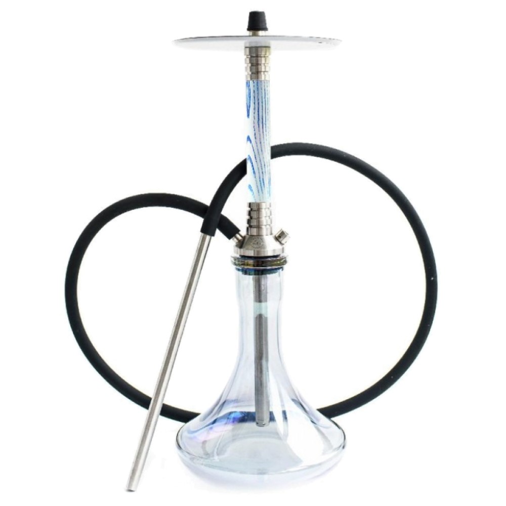 Кальян Like Smoke Steel Wood (Бело-синий)