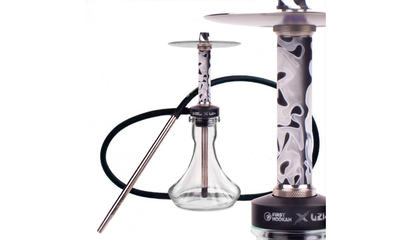 Hookah First Hookah X UZI47 Core Mini (Black and White)