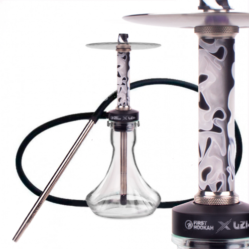 Hookah First Hookah X UZI47 Core Mini (Black and White)