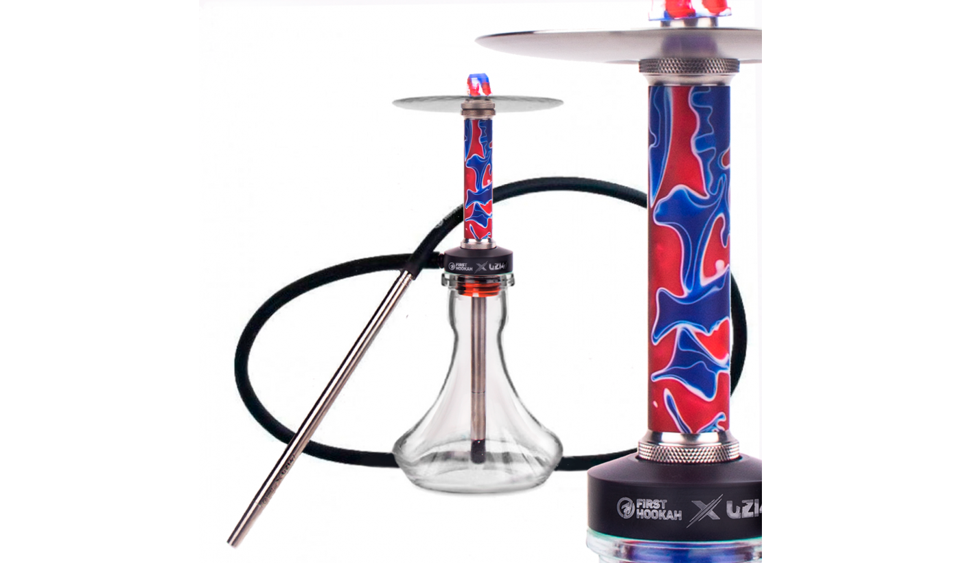 Hookah First Hookah X UZI47 Core Mini (Red and Blue)
