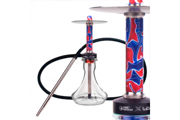 Shisha First Hookah X UZI47 Core Mini (Rot-Blau)